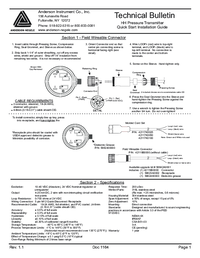 Thumbnail of document Manual - HH Compact Pressure Transmitter